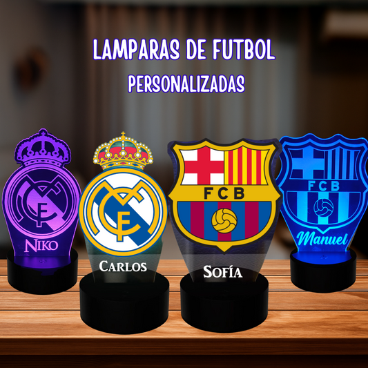 Lampara Futbol Personalizada - Futbolamp™