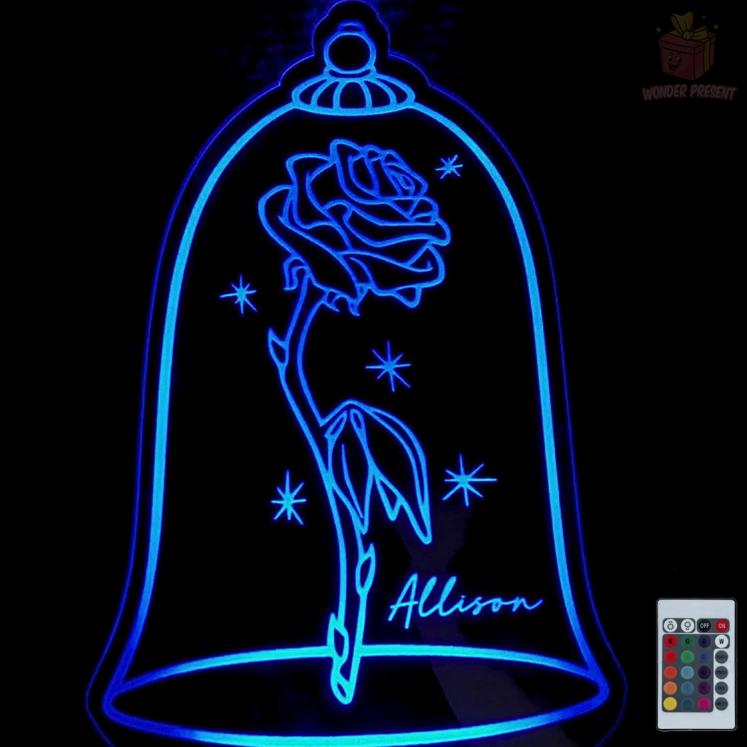 Lâmpada 3D personalizada da Disney 