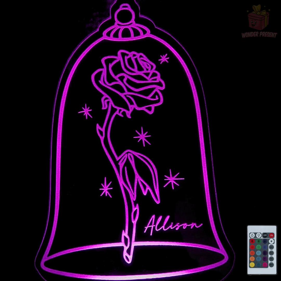 Lâmpada 3D personalizada da Disney 