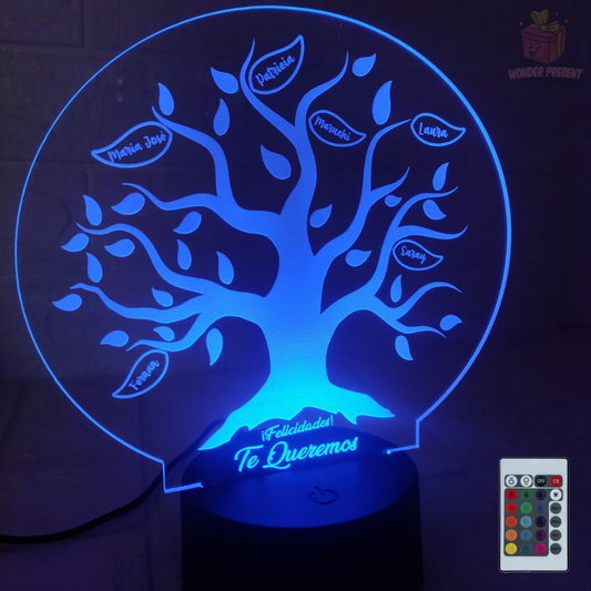 Lámpara Árbol de la Vida Personalizado