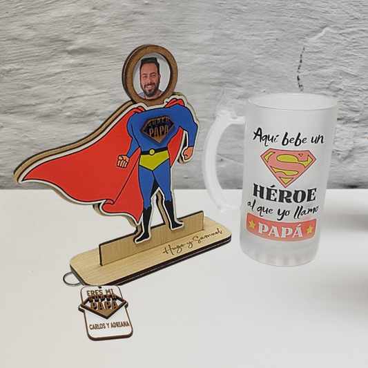 Portafotos "SUPER PAPA"