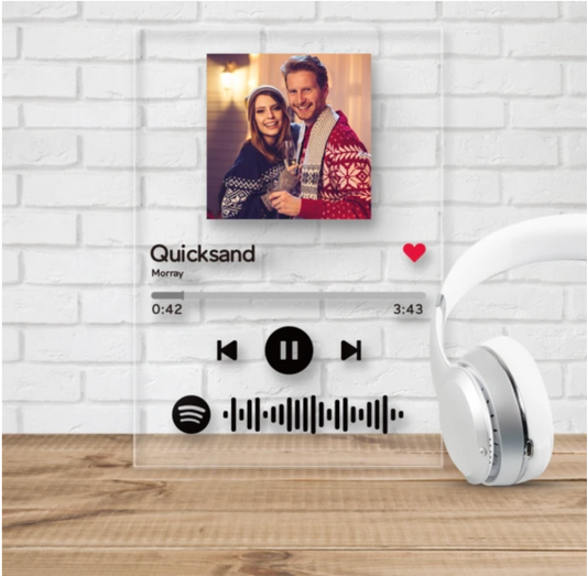 Placa Personalizada de Canción de Spotify -SpotiStar
